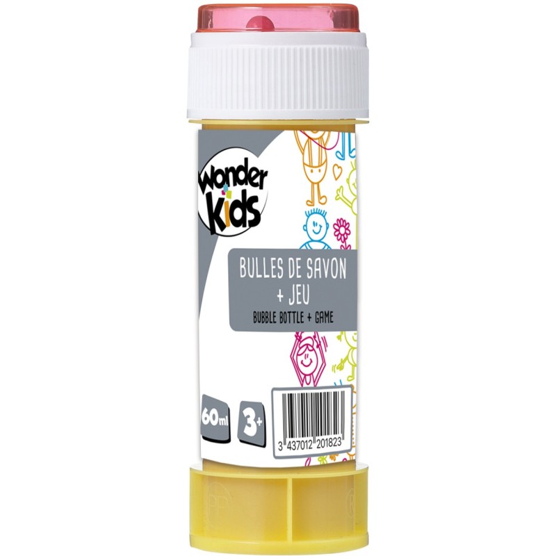 Bulles de savon 60ml avec jeu