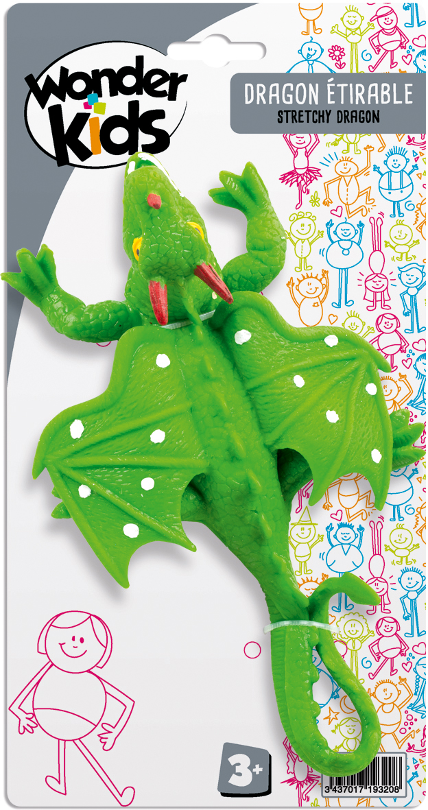 Dragon érirable (assortiment de 3 modèles)