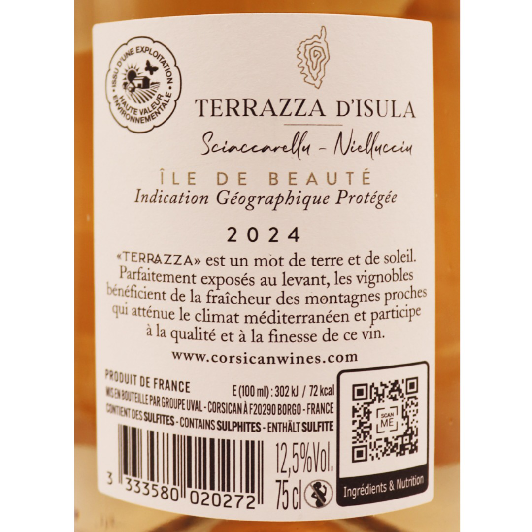 Corse rosé Ile de Beauté Terrazza d'Isula 24 75cl