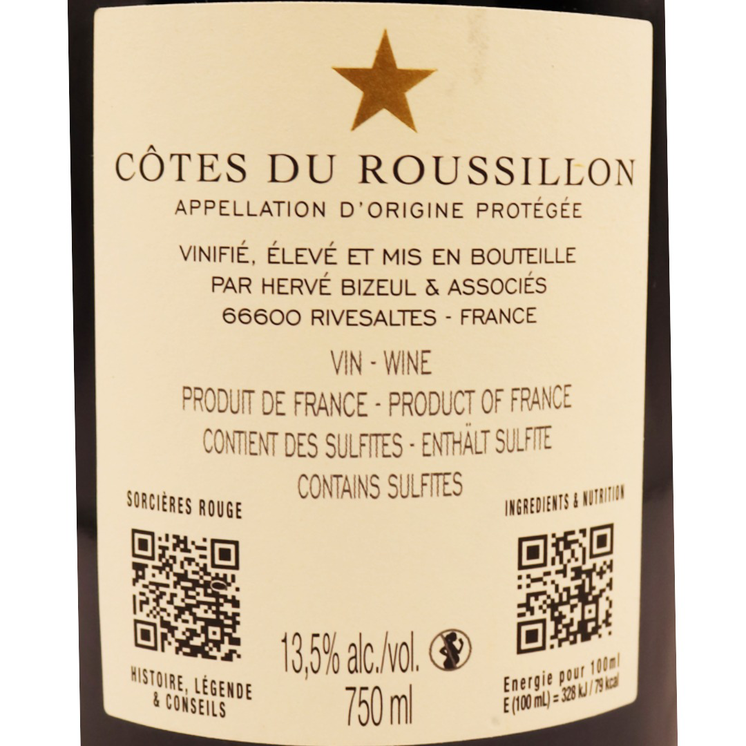 Languedoc Rouge Côtes du Roussillon Les Sorcières du Clos des Fées 24 75cl