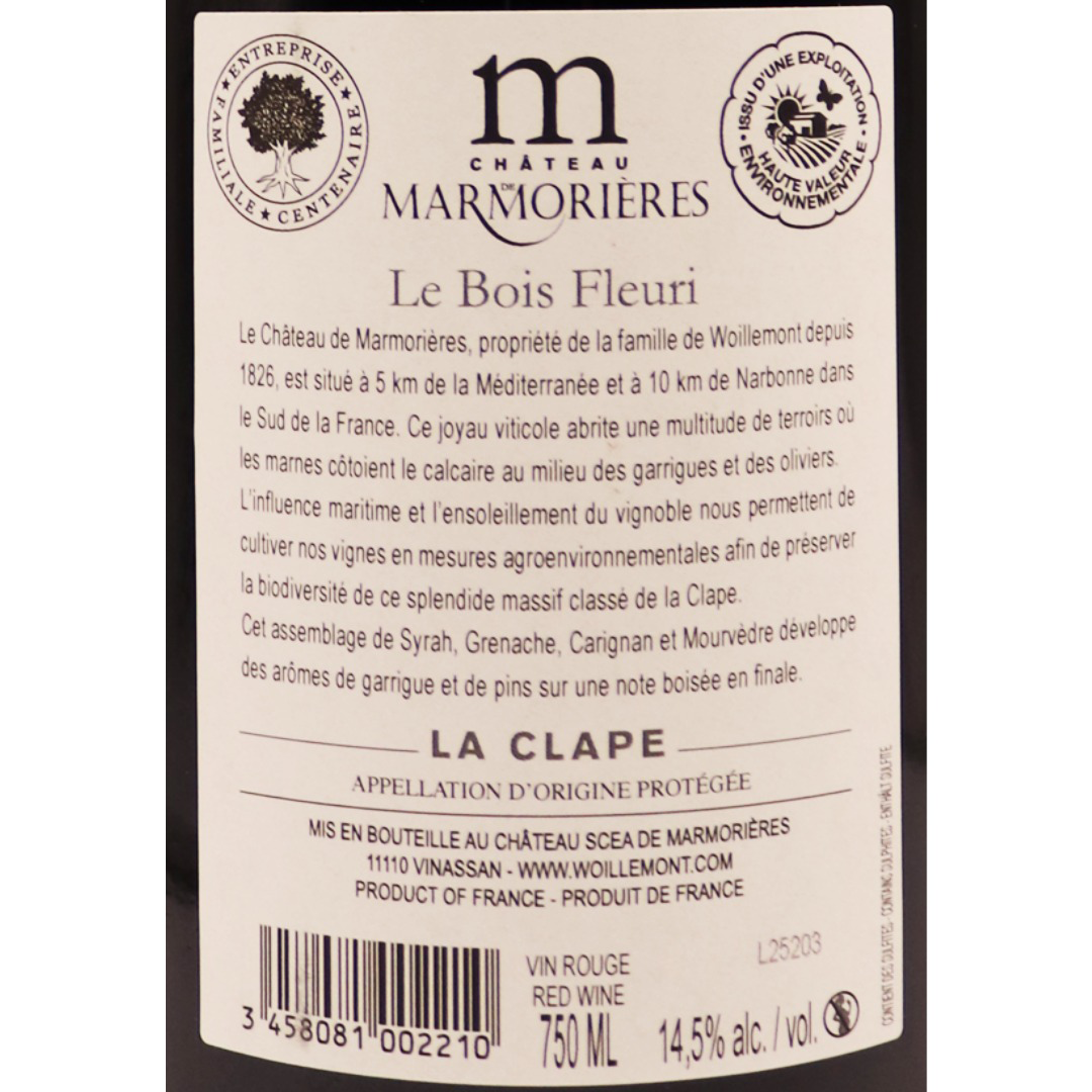 Languedoc Blanc Val de Montferrand Bergerie De L'Hortus 24 75cl