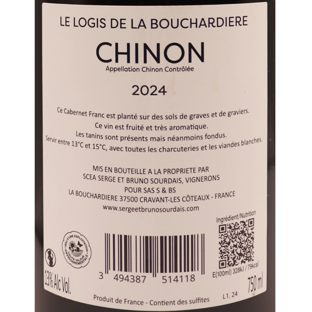 Loire Rouge Chinon la Bouchardière 24 75cl