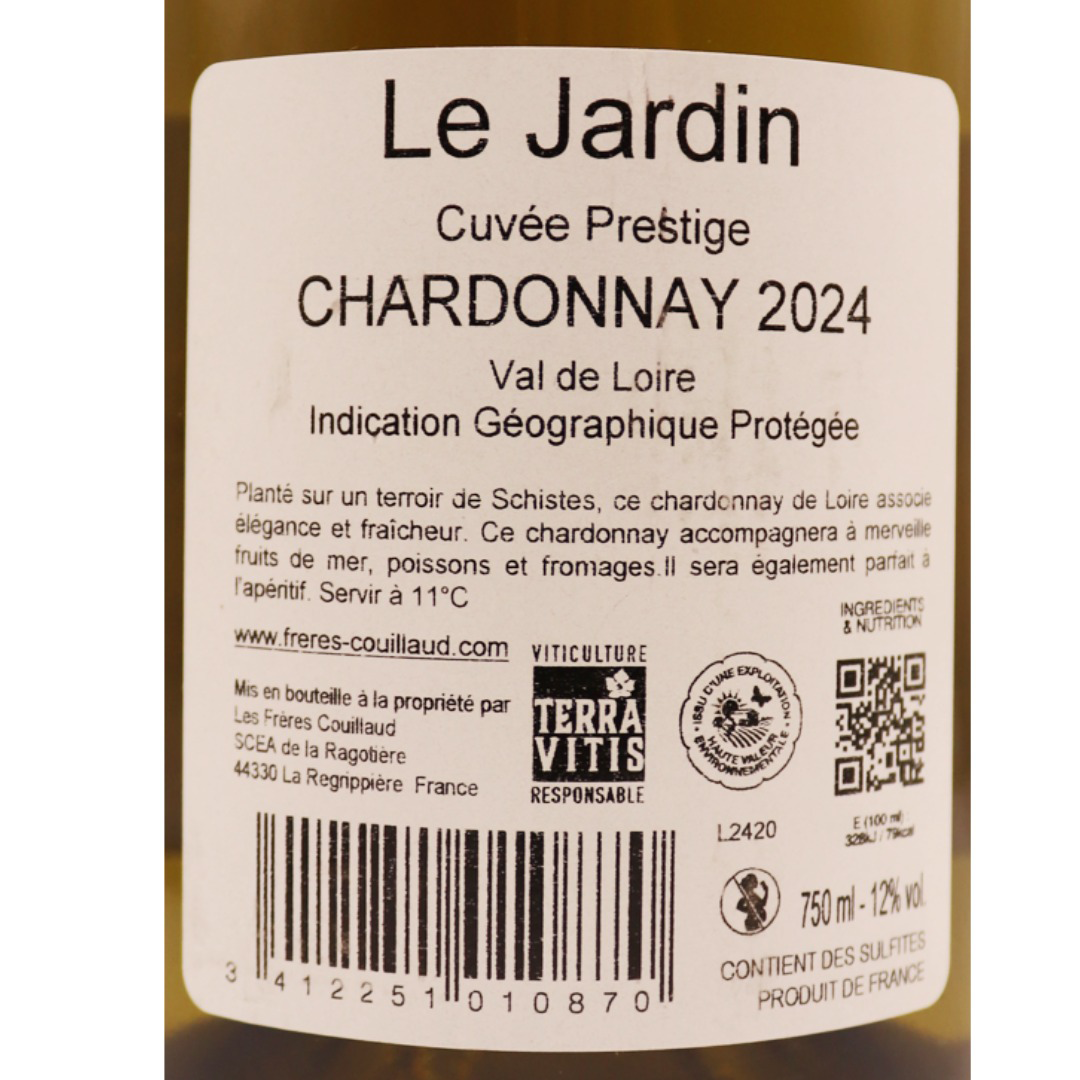 Loire Blanc le Jardin des Frères Couillaud 24 75cl