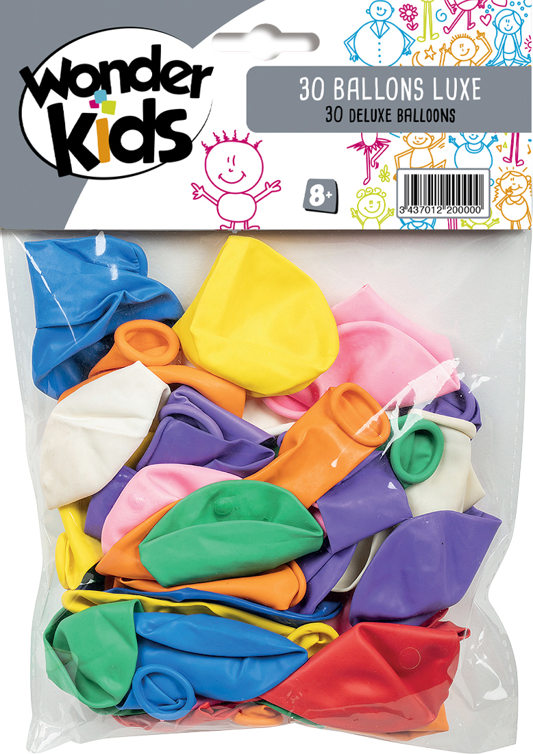 Ballons luxe (30 assortiments)