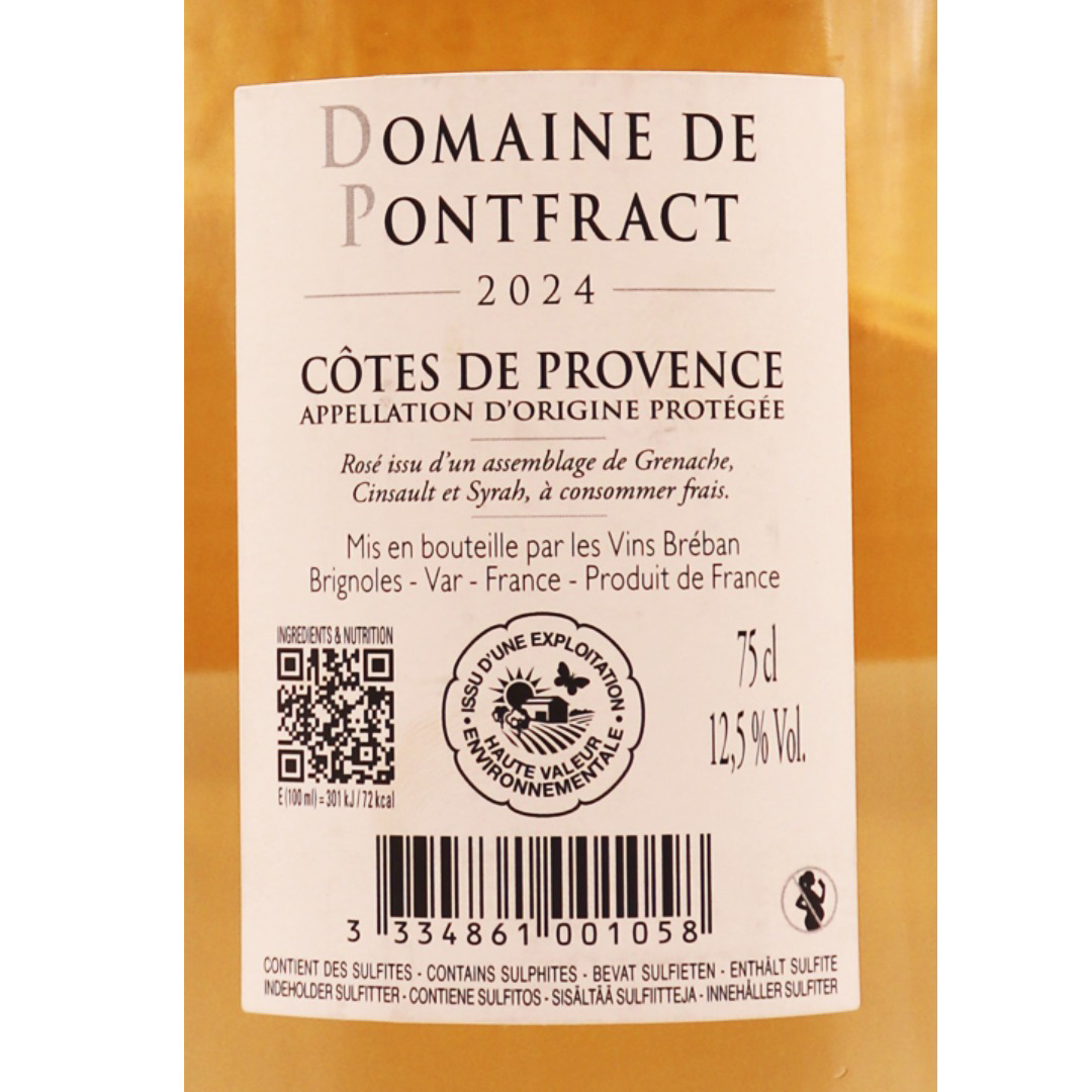 Provence Rosé Domaine Pontfract 24 75cl
