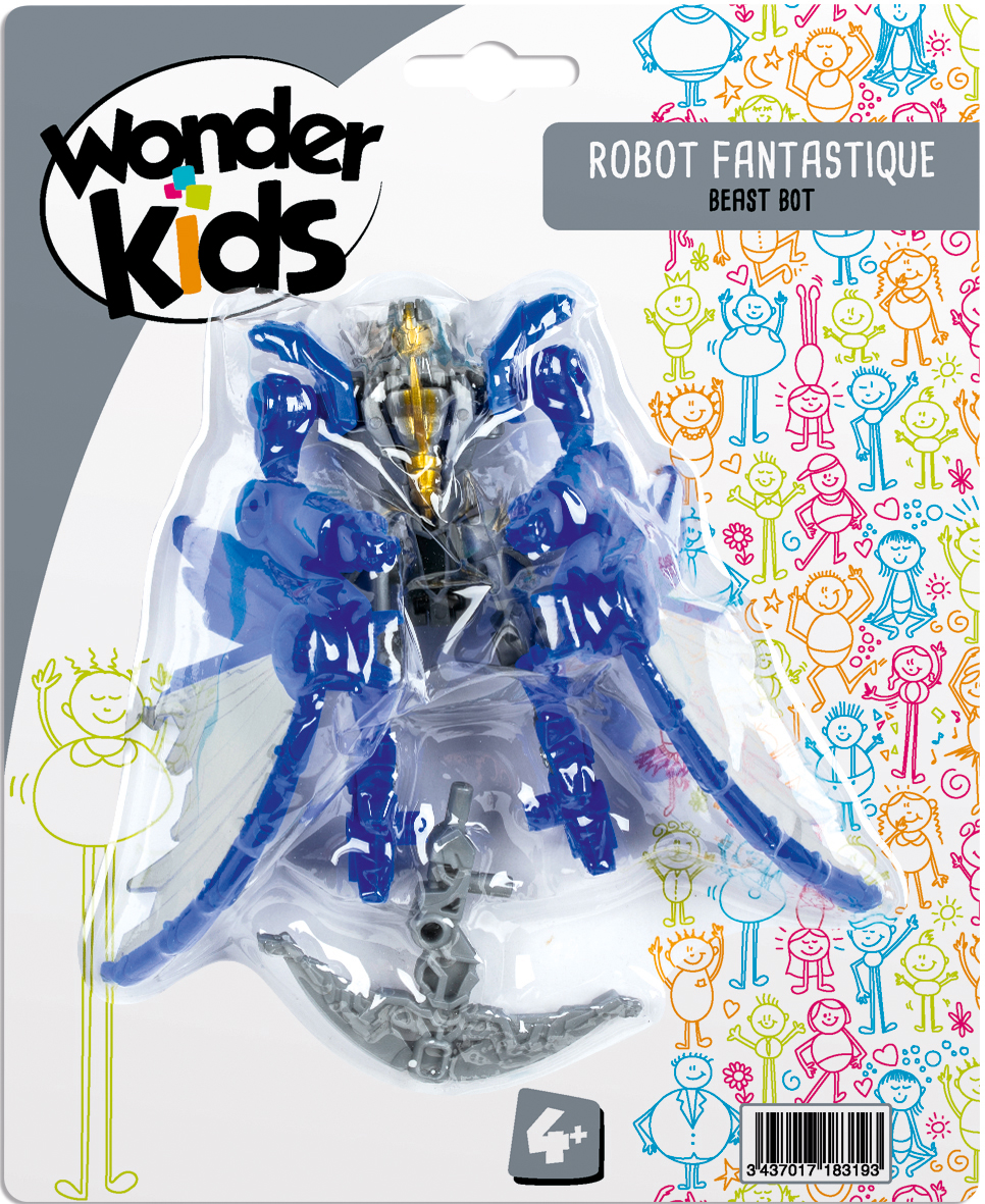 Robot fantastique Transformers (assortiment de 4 modèles)