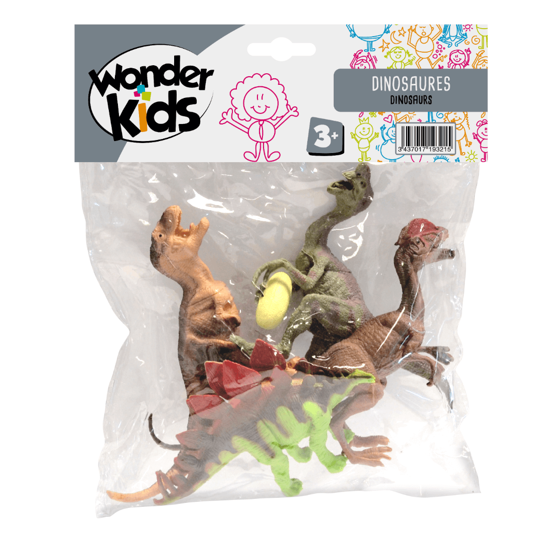 Lot de 4 dinosaures