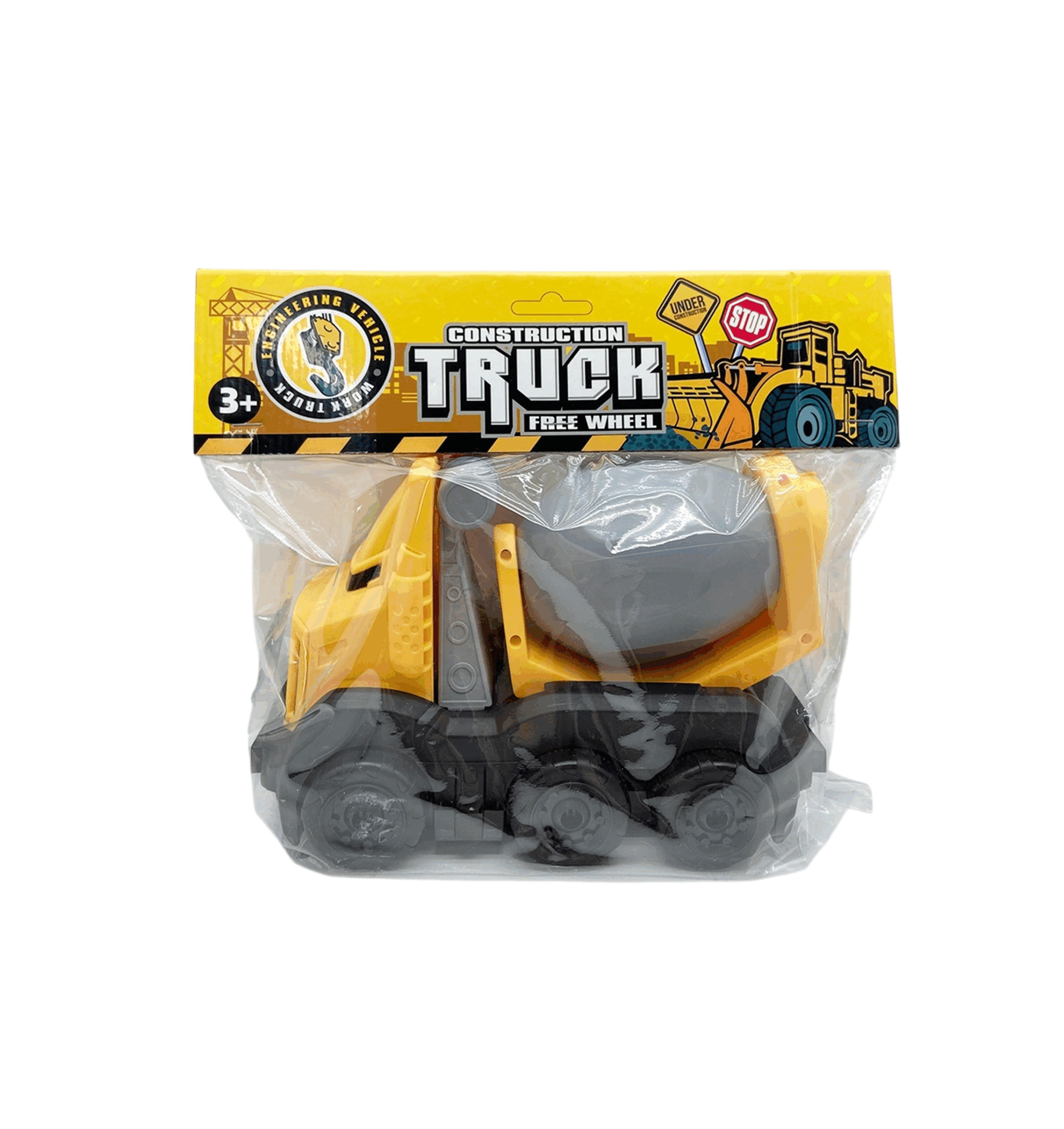 Camion de construction cimentière miniature