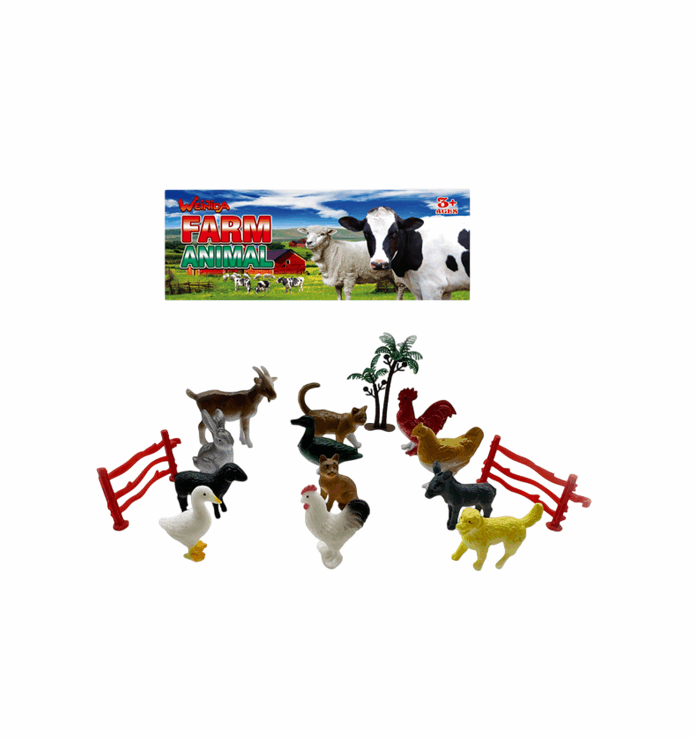 Figurines d'animaux de la ferme