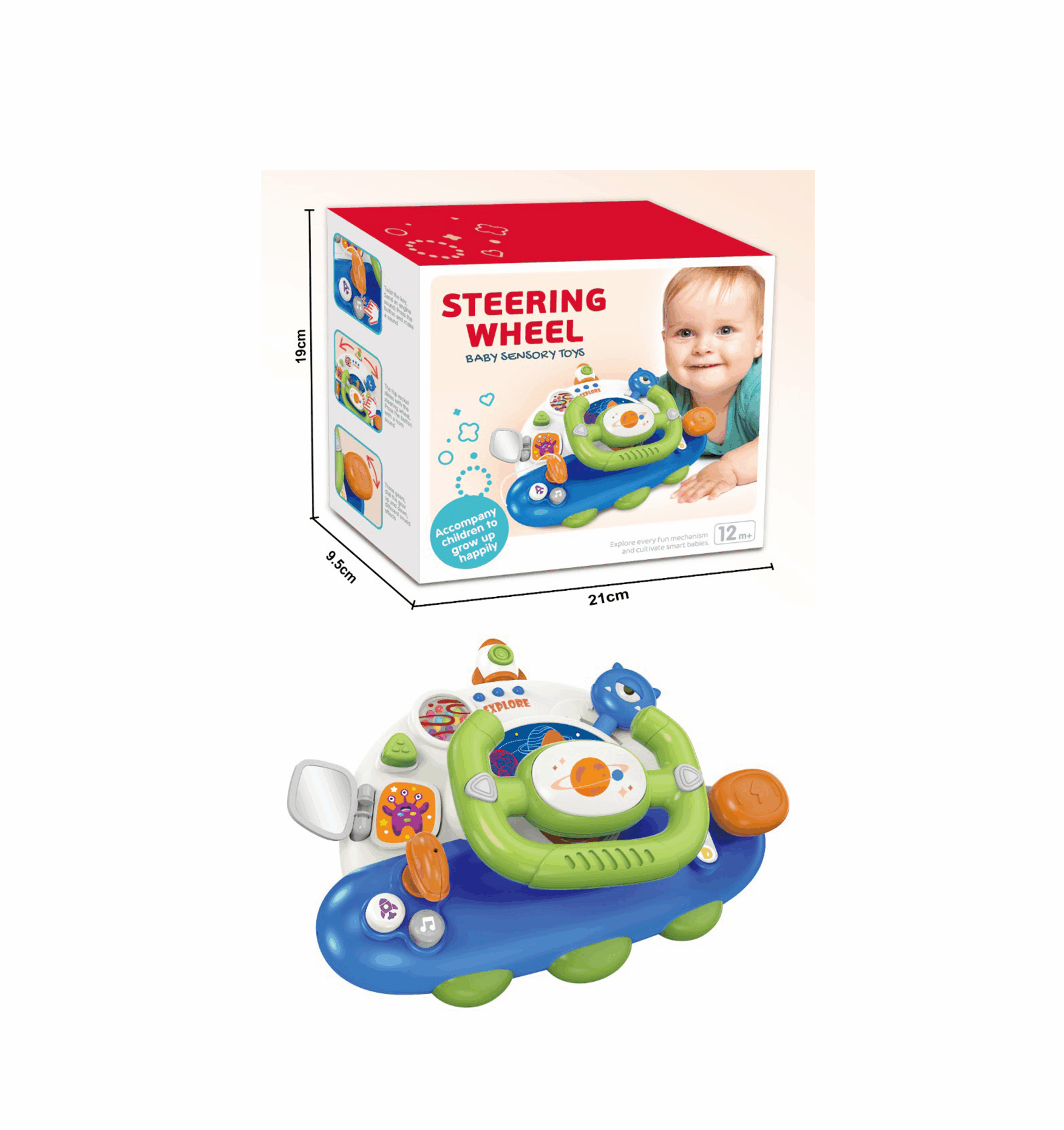 Volant d'éveil et sensoriel pour bébé