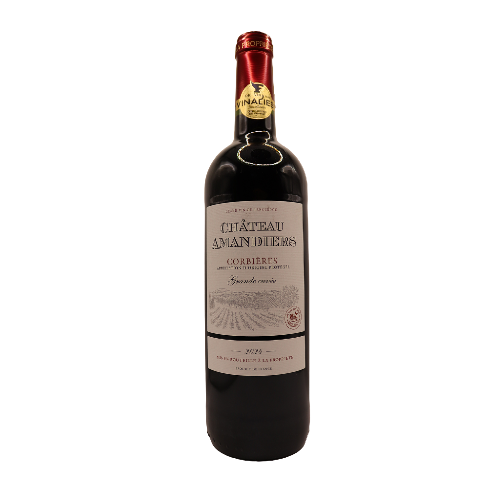Languedoc rouge Corbières Château des Amandiers 24 75cl