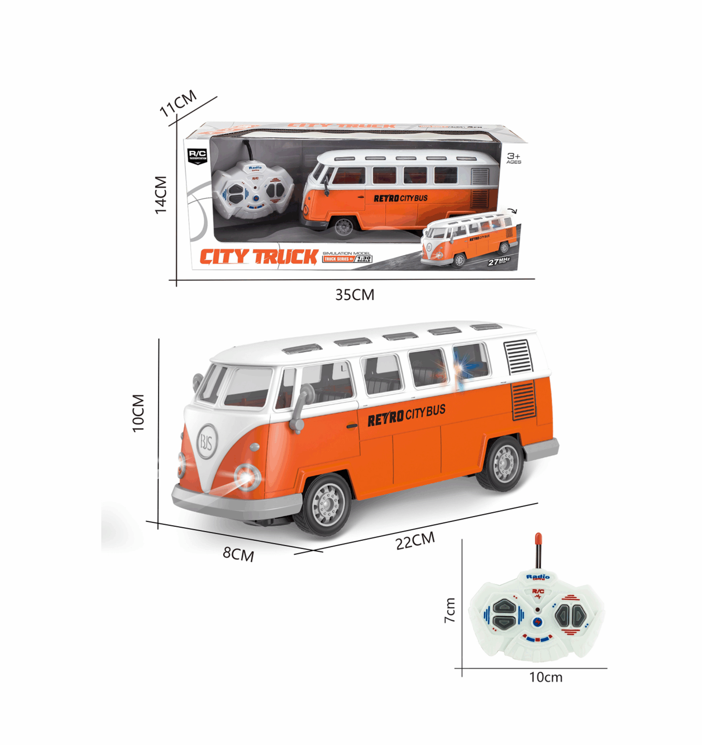 Mini bus Combi R/C télécommandé