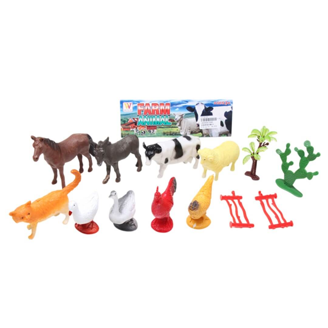 Figurines d'animaux de la ferme