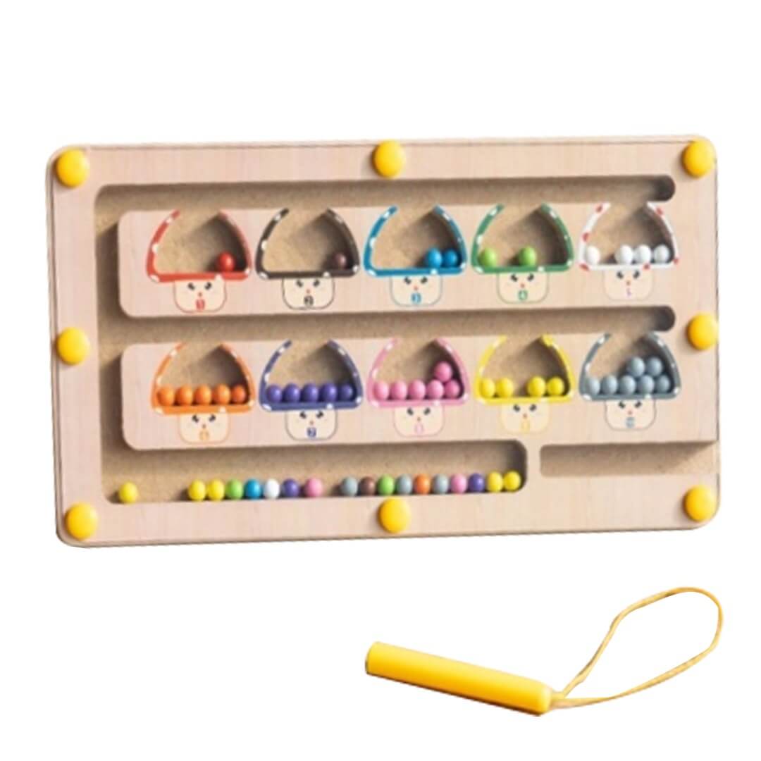 Labyrinthe de perles magnétiques ferme pour enfants