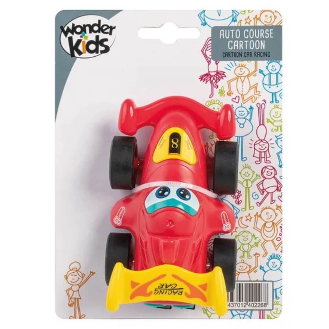 Auto course cartoon (assortiment de 3 modèles)