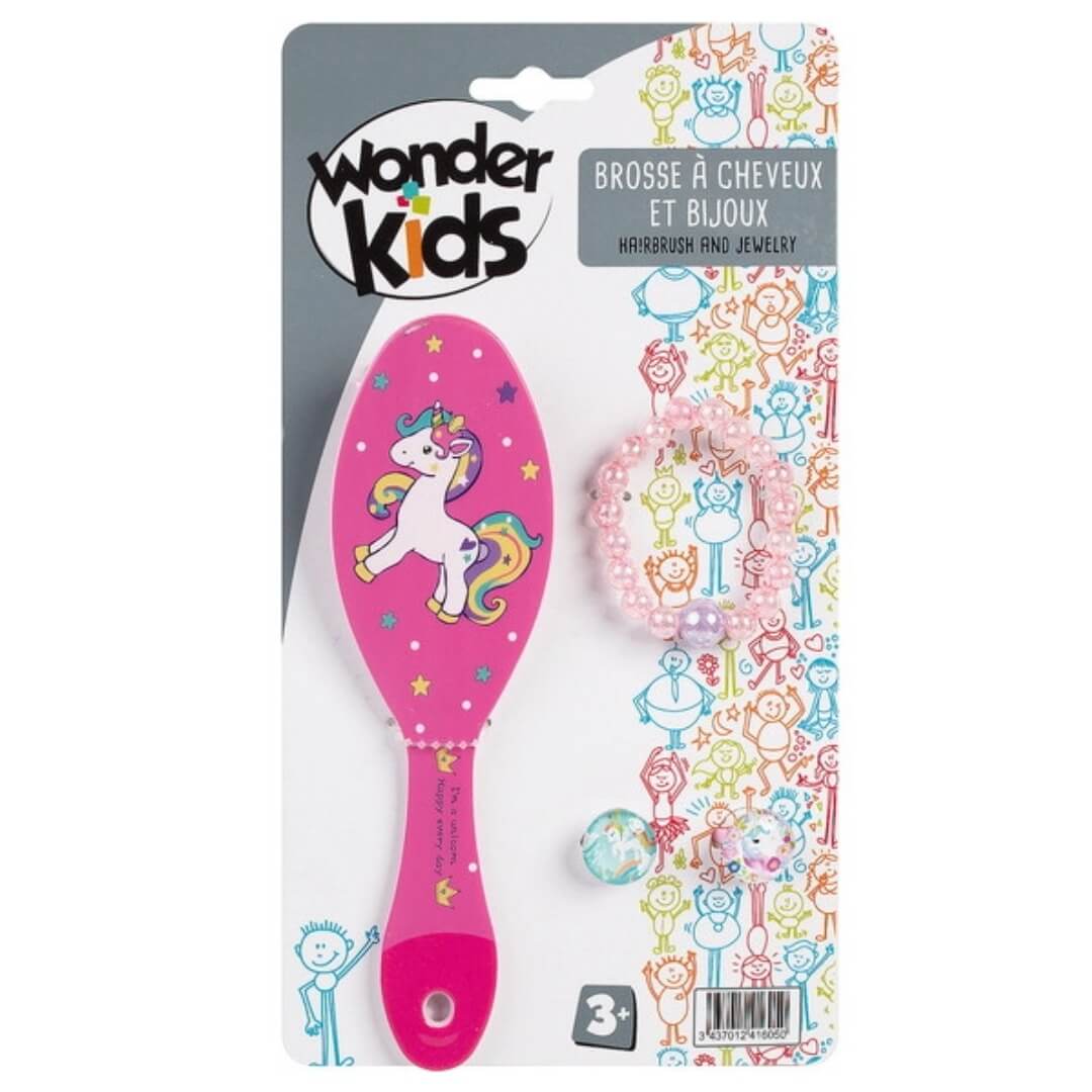 Brosse à cheveux avec bijoux