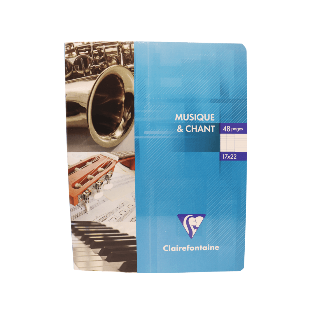 Cahier musique et chant petit format