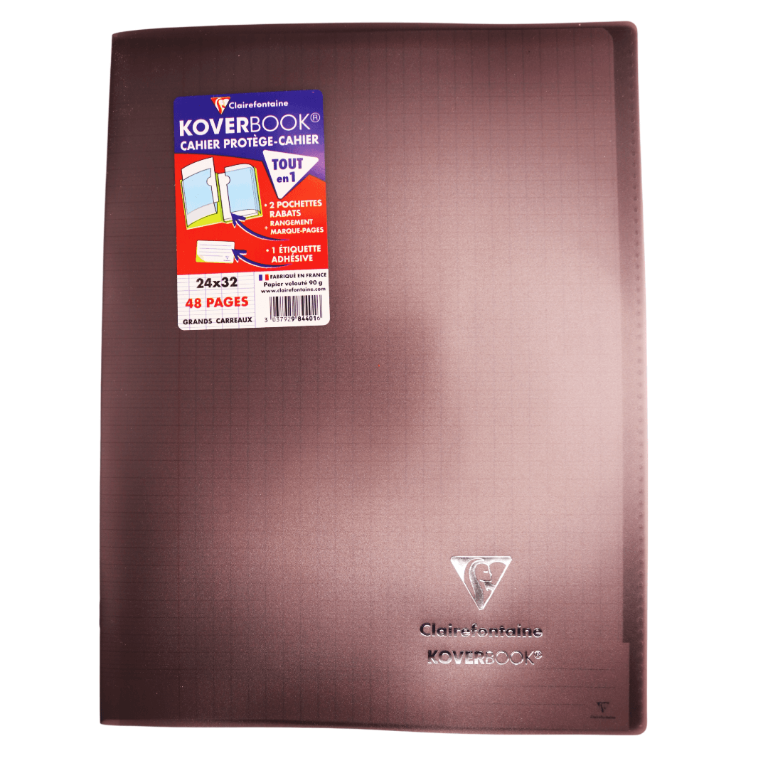 Cahier piqué avec rabats 48 pages 24 × 32 cm
