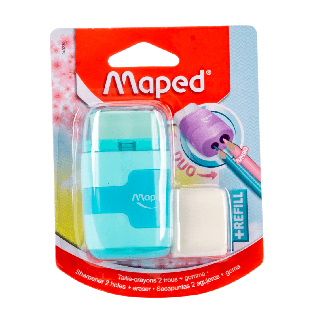 Taille-crayon avec gomme Pastel Concept