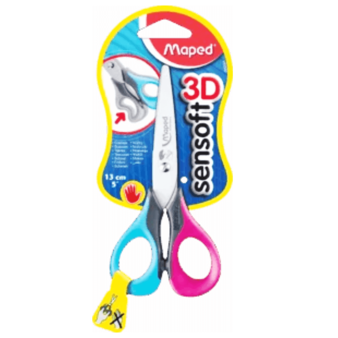 Ciseaux 13cm gauche Sensoft Maped