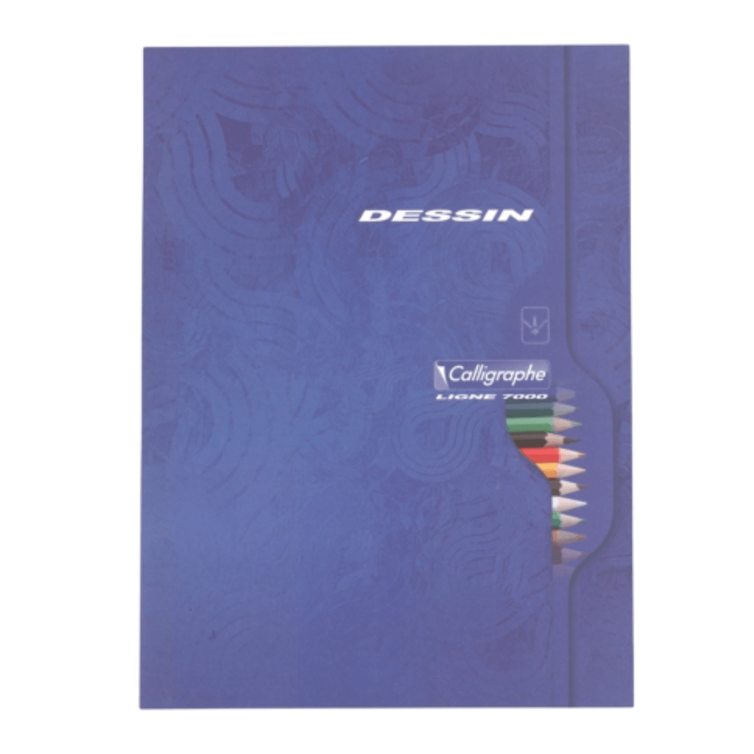 Cahier dessin uni 100 pages 24×32