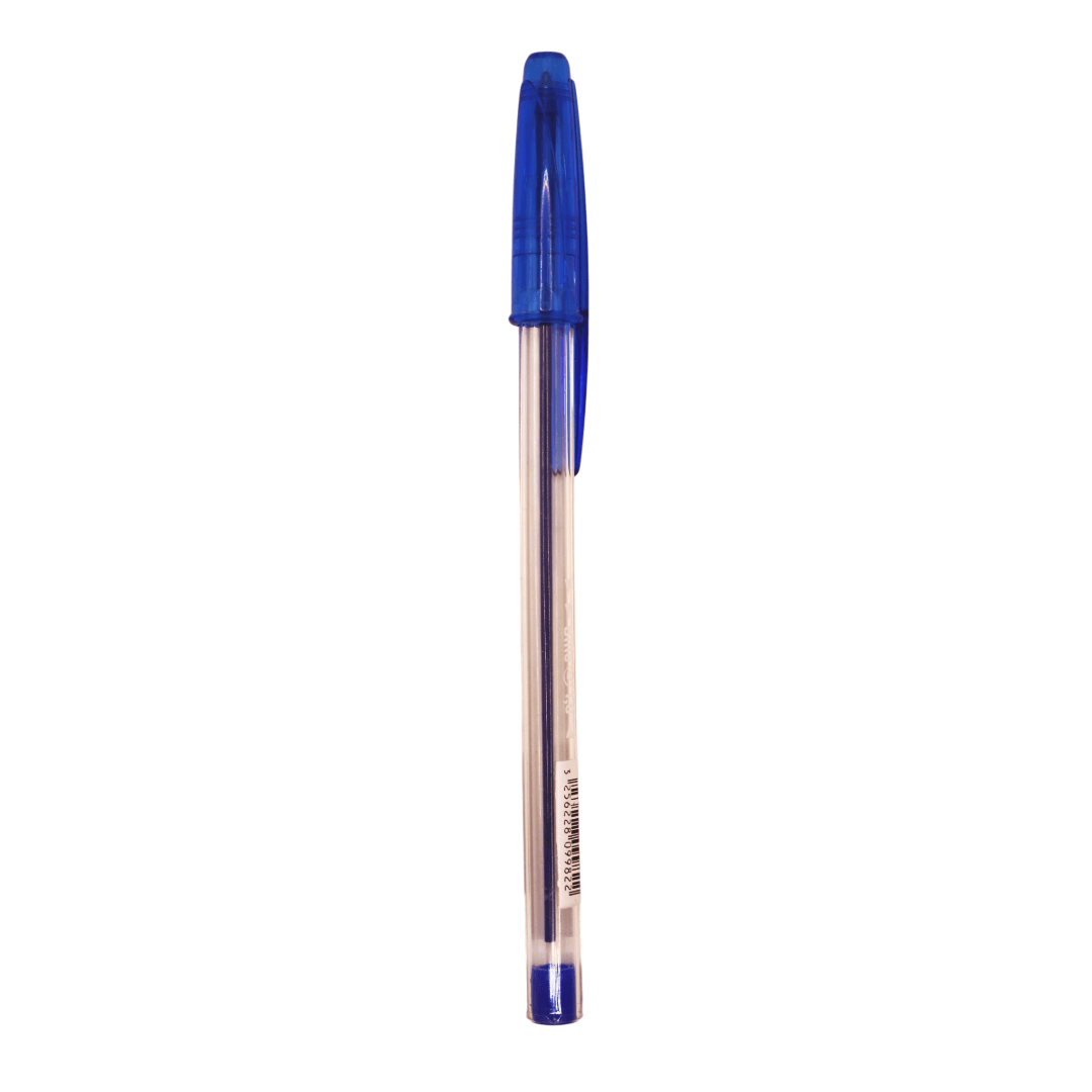Stylo à bille bleu pointe moyenne 1 mm