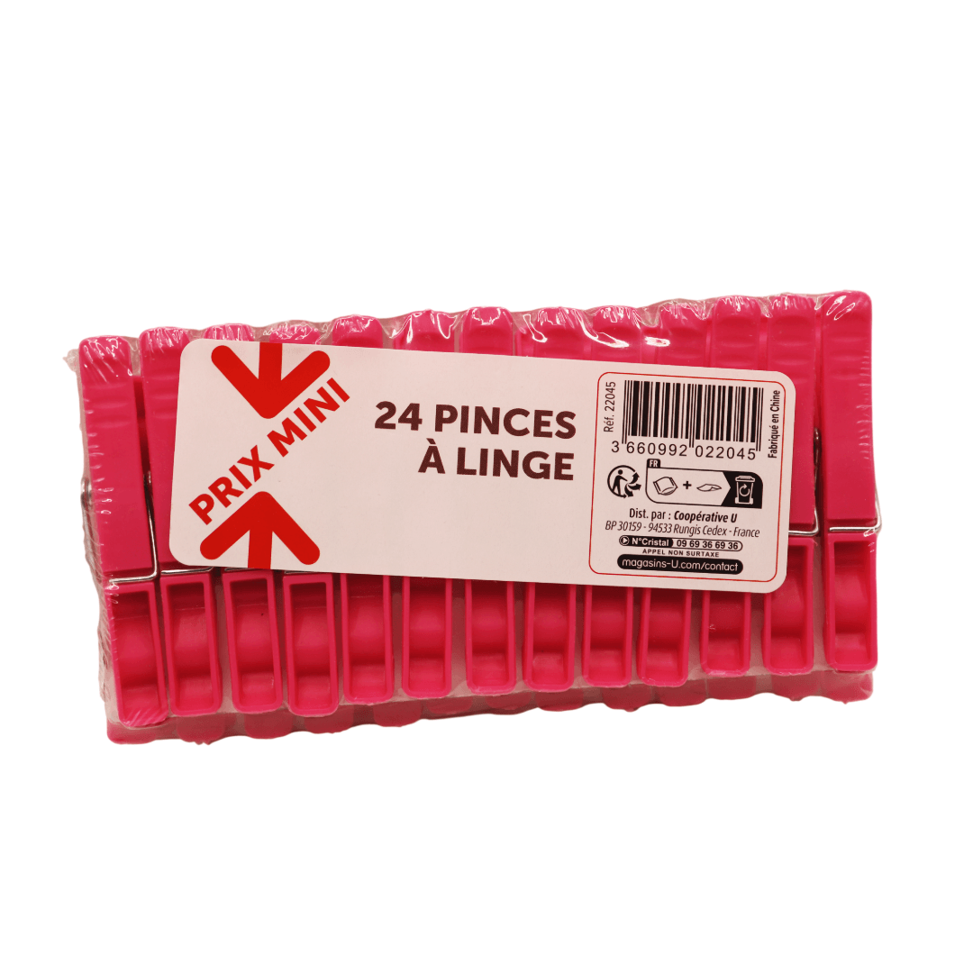 Paquet de pinces à linge