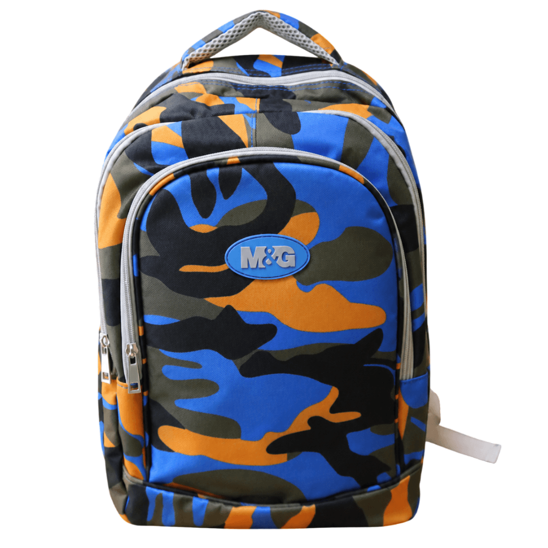 Cartable scolaire orange
