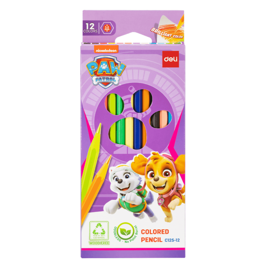 Crayons de couleur 12 couleurs