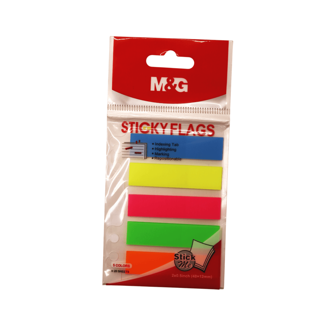 Marque-pages adhésifs 5 blocs de 20 feuilles