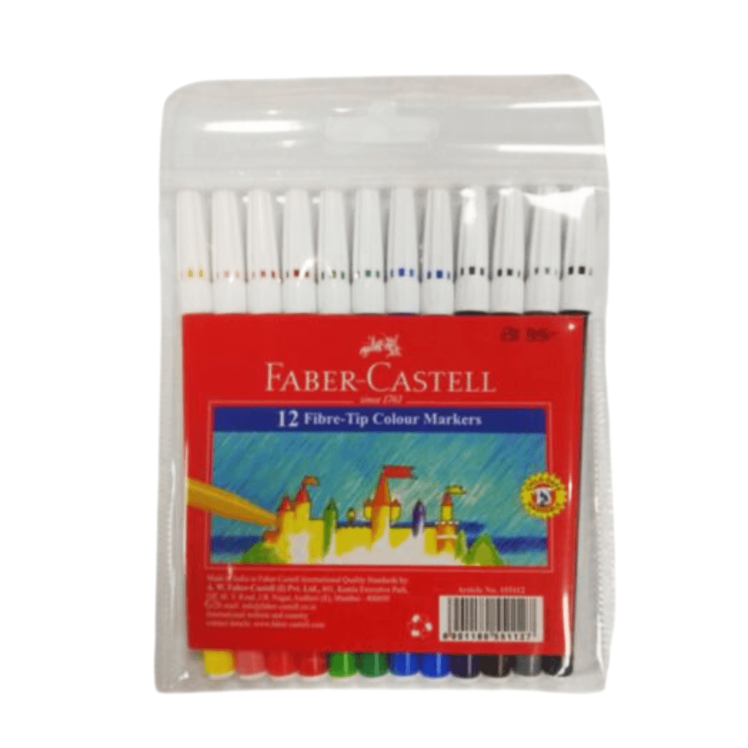 Feutre pointe fine Faber Castell 12 pièces