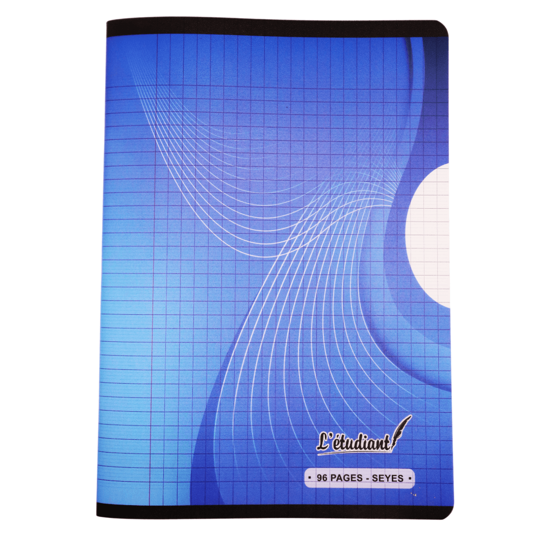 Cahier polypro A4 grands carreaux 96 pages