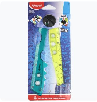 Règle pliable 15/30cm Maped Croc Croc