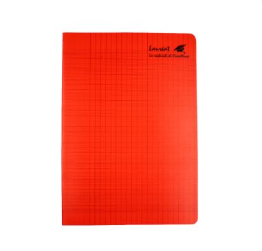 Cahiers petit format SEYES 48 pages polypro rouge
