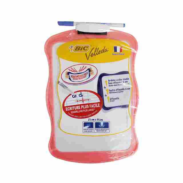 Ardoise Velleda Bic Kids avec effaceur