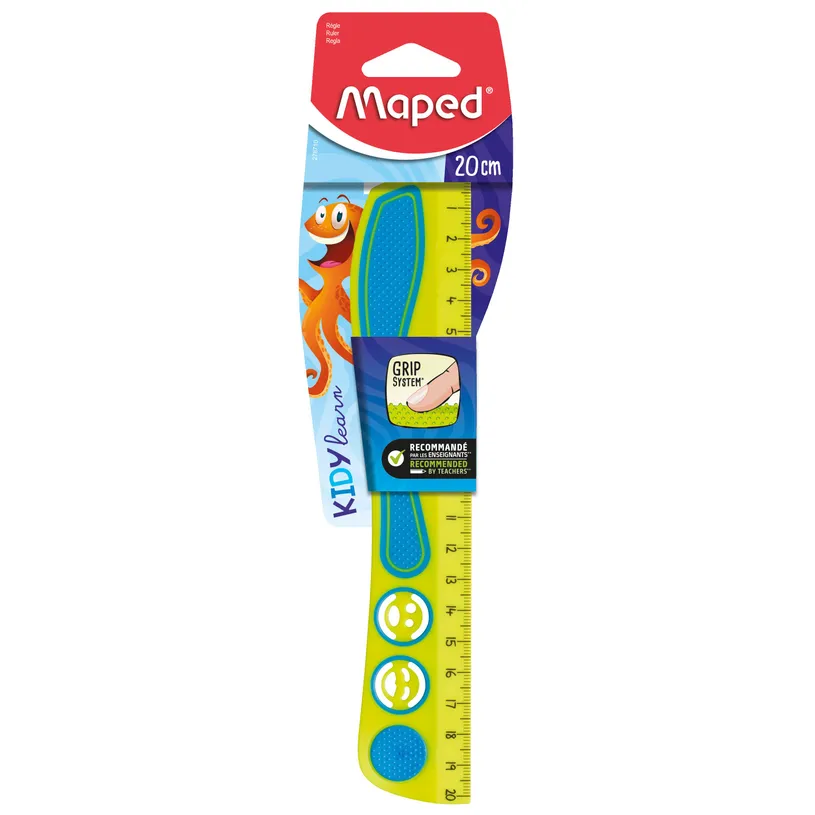 Règle plastique 20cm Maped Kidy Grip