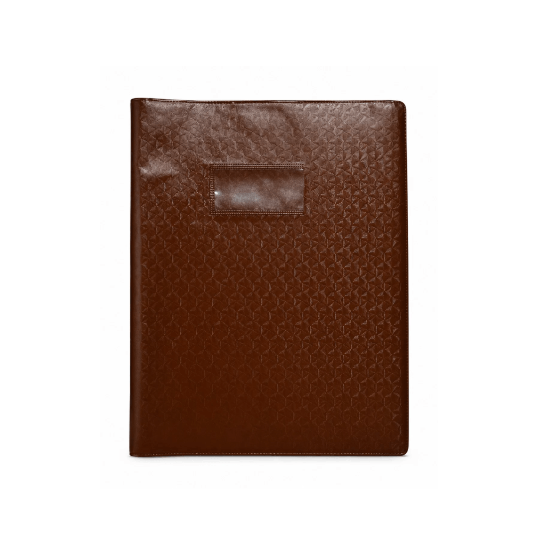 Protège-cahier petit format marron