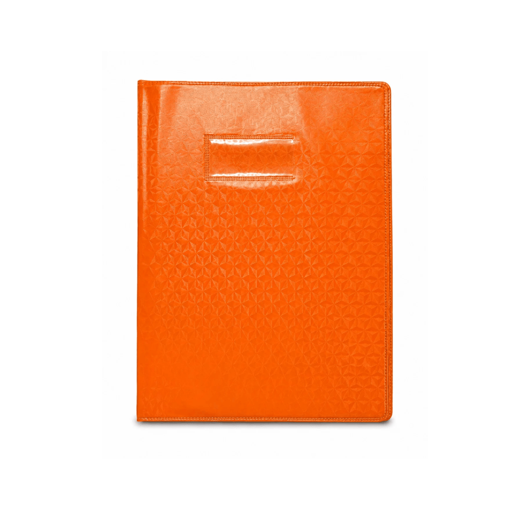 Protège-cahier petit format orange