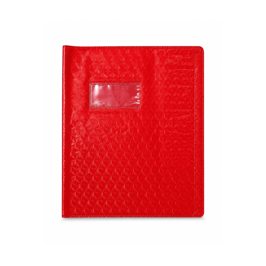 Protège-cahier petit format rouge