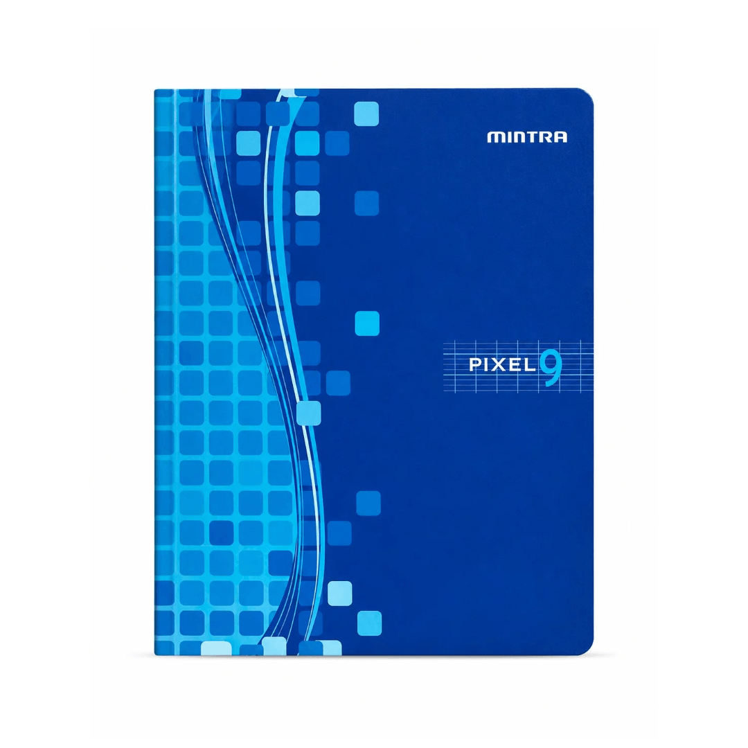 Cahier petit format grands carreaux Pixel 9 - 96 pages