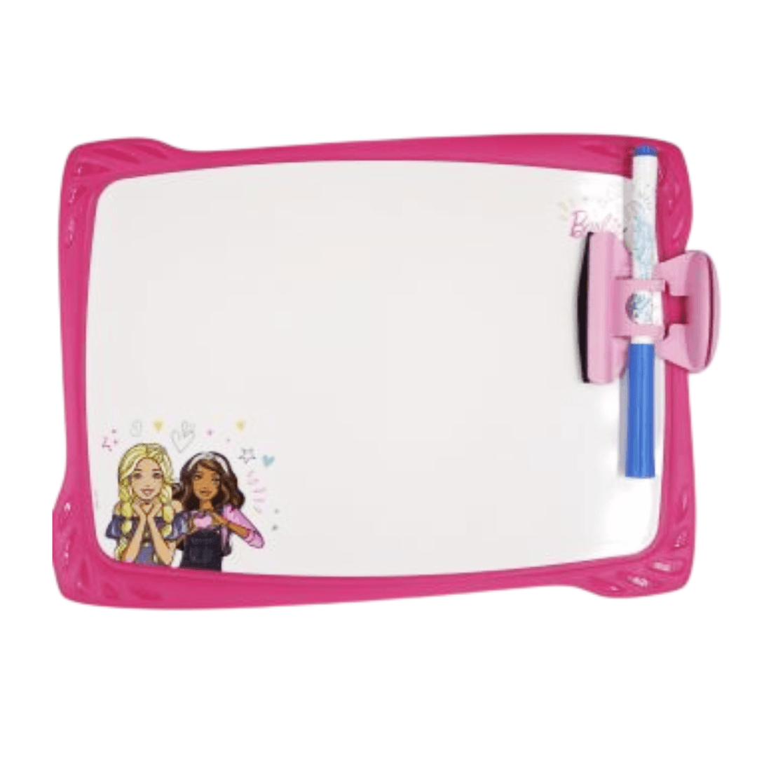 Ardoise blanche incassable Barbie 20×28cm avec accessoires Maped