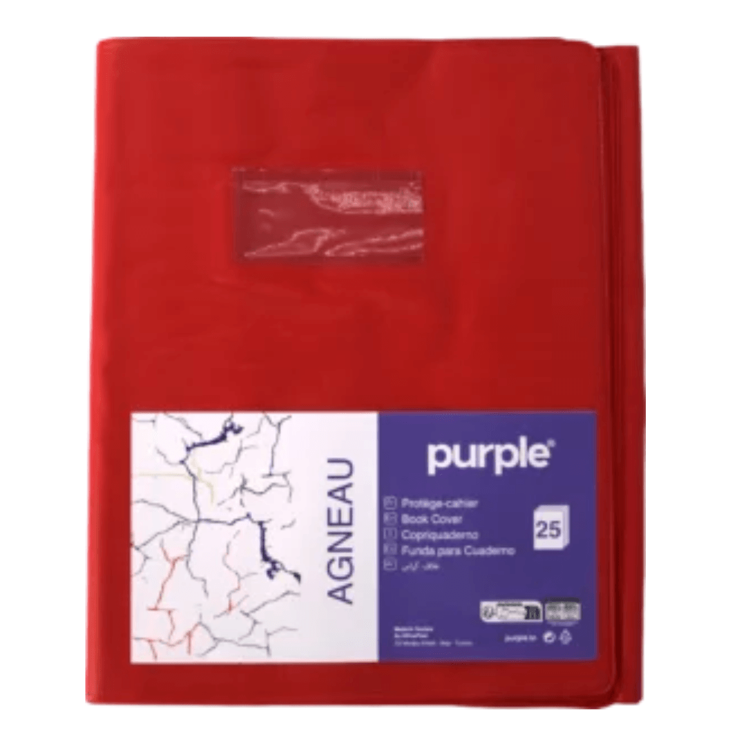 Protège-cahier rouge A4 Officeplast