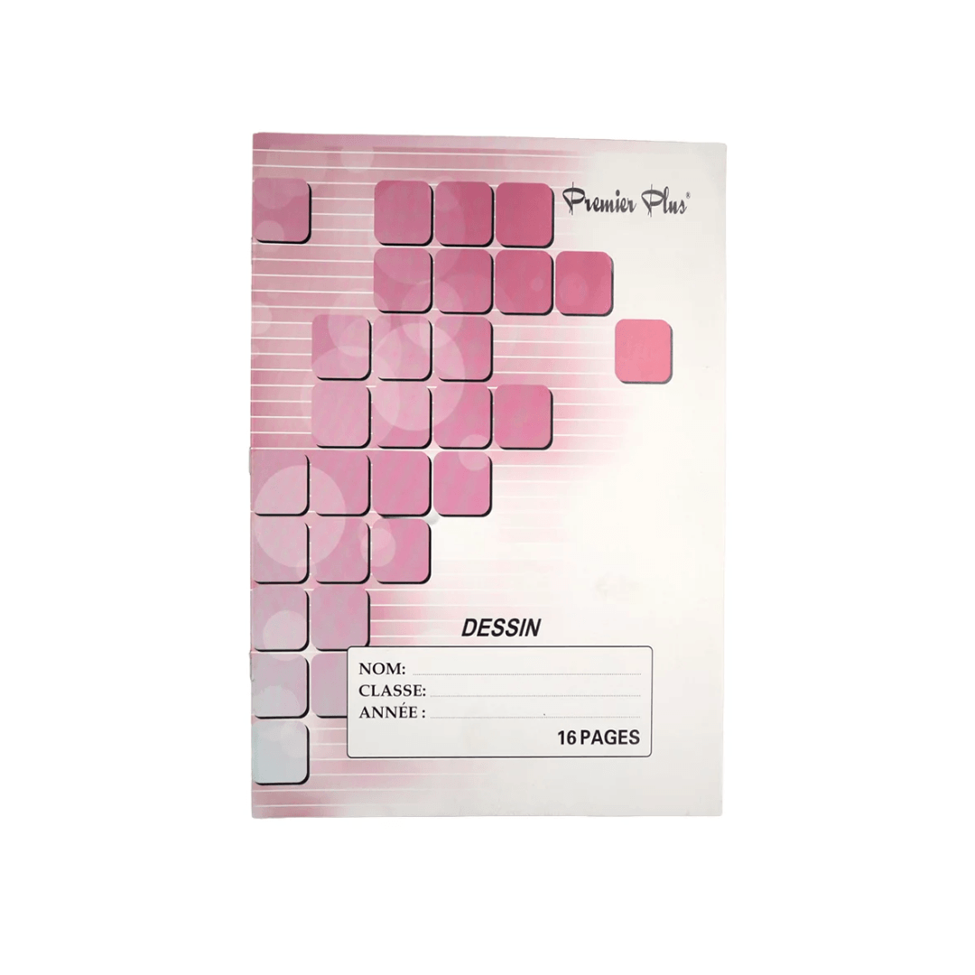 Cahier de dessin uni petit format 16 pages