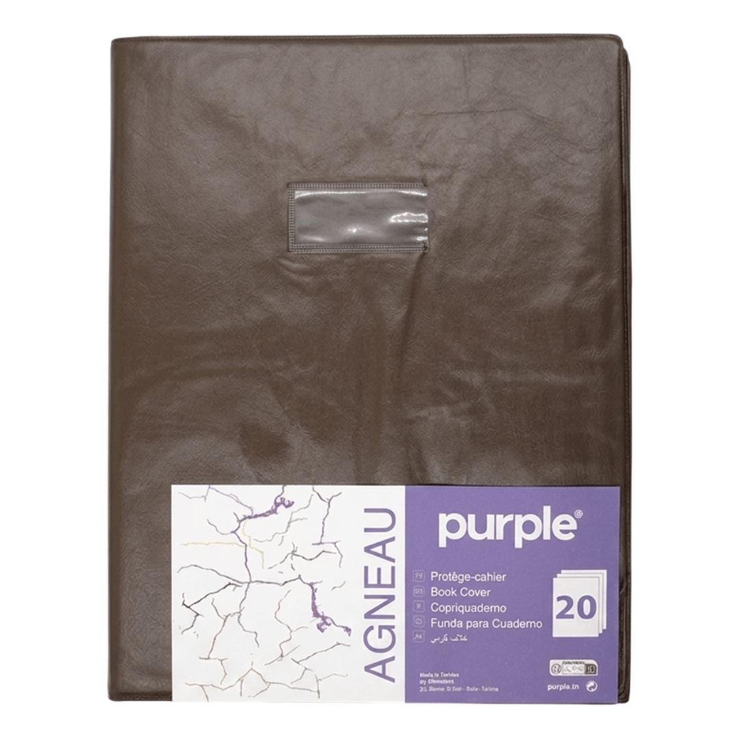 Protège-cahier A4 marron 21×29,7 Office