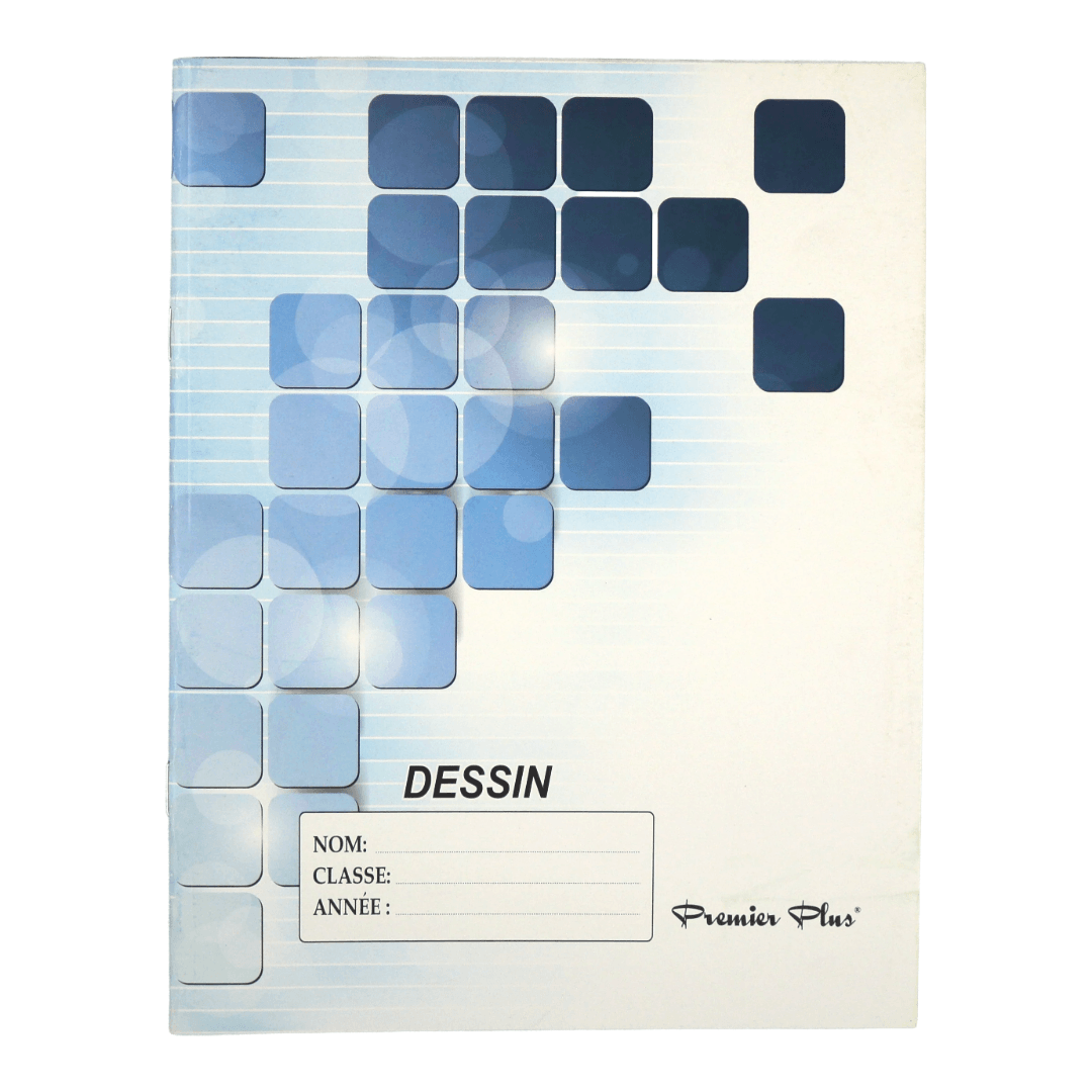 Cahier de dessin Premier Plus A4 uni 16 pages