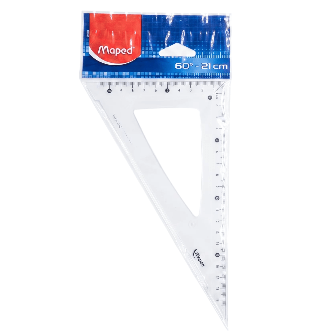 Équerre Maped 45° 21cm avec hypoténuse