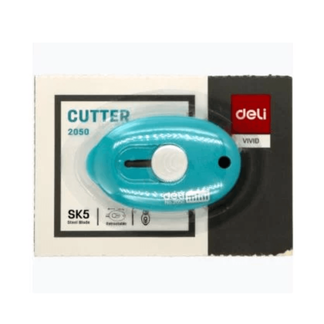 Cutter poche auto-lock Deli 59×37×12mm