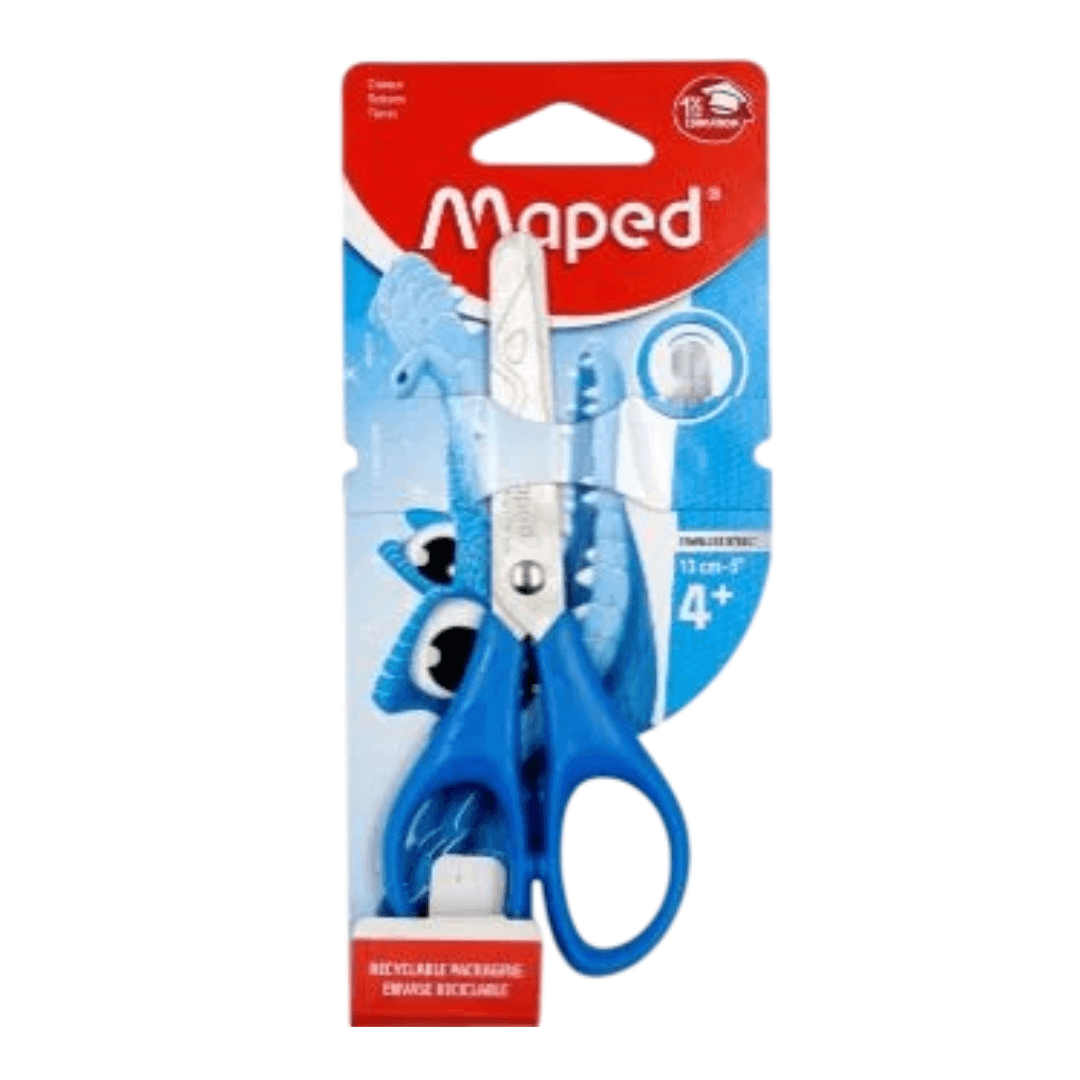 Ciseaux 13cm bouts ronds Maped Smiling Planet