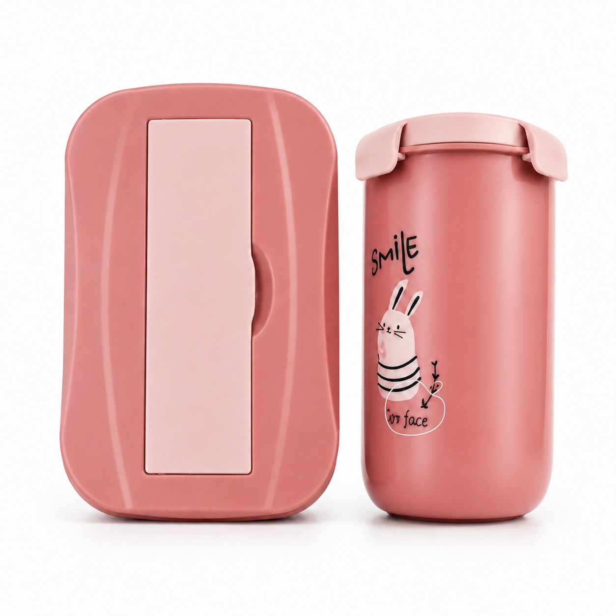 Ensemble gourde et boîte à goûter 880 ml et 520 ml