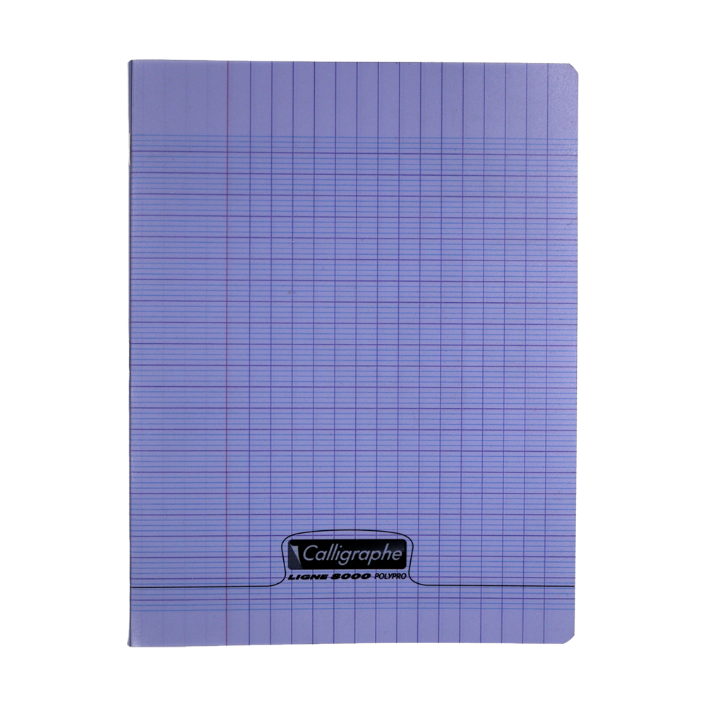 Cahier polypro calligraphe petit format 192 pages